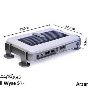 ابعاد و اندازه زیروکلاینت Dell Wyse S10