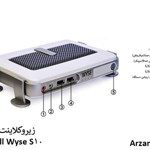 پپورت های جلوی زیروکلاینت Dell Wyse S10