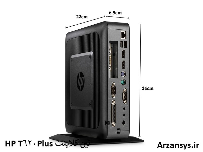 ابعاد تین کلاینت hp t620 plus a