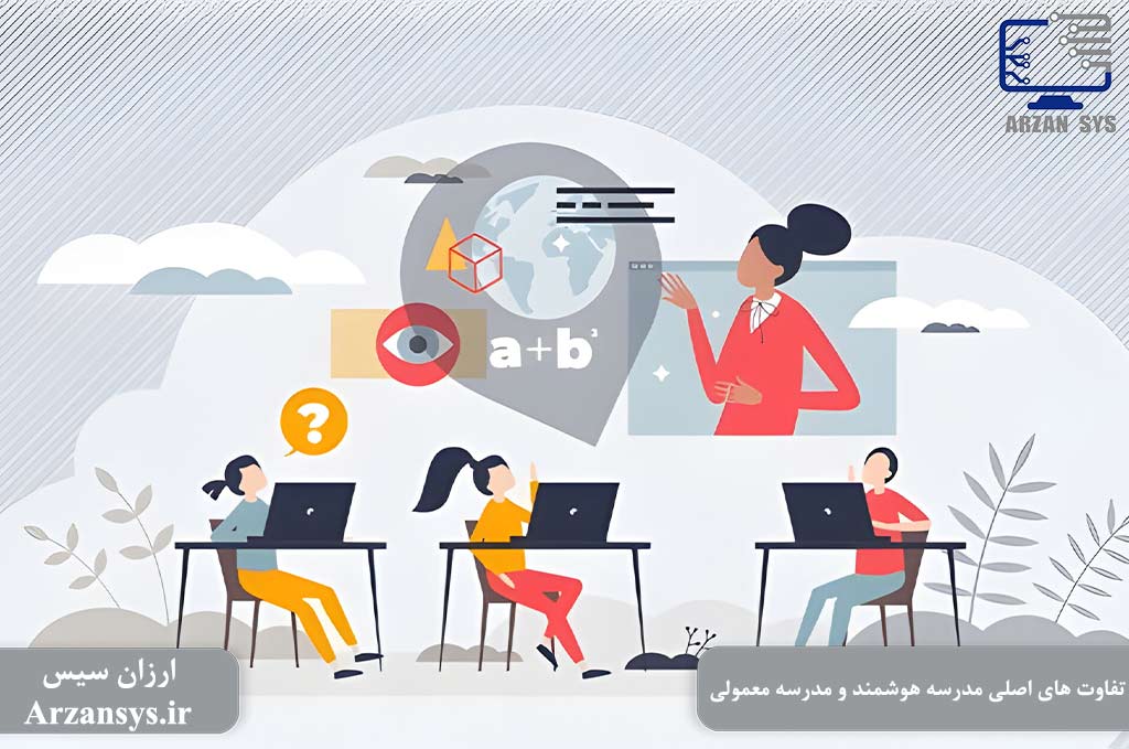 تفاوت‌ های اصلی مدرسه هوشمند و مدرسه معمولی در چیست؟